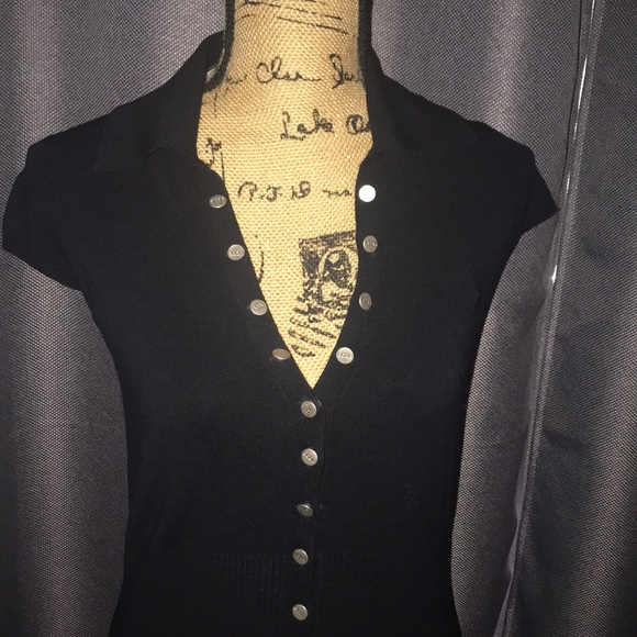 BCBG MAX AZRIA Black Jersey Dress - Picture 2 of 4